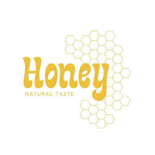 Yellow Retro Honey Logo